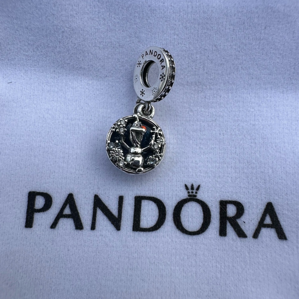 Disney x Pandora Frozen Snow Olaf Double Dangle Charm